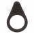 Чёрное эрекционное кольцо LIT-UP SILICONE STIMU RING 1 BLACK - Dream Toys - в Новомосковске купить с доставкой