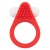 Красное эрекционное кольцо LIT-UP SILICONE STIMU RING 1 RED - Dream Toys - в Новомосковске купить с доставкой