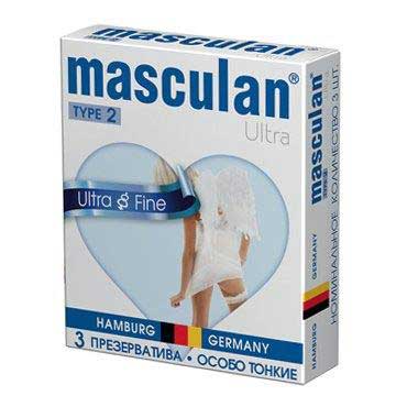 Ультратонкие презервативы Masculan Ultra Fine с обильной смазкой - 3 шт. - Masculan - купить с доставкой в Новомосковске