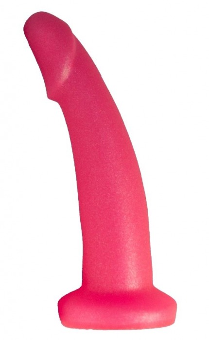 Розовый плаг-массажёр для простаты - 13,5 см. - LOVETOY (А-Полимер) - в Новомосковске купить с доставкой