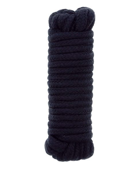 Чёрная веревка для связывания BONDX LOVE ROPE - 5 м. - Dream Toys - купить с доставкой в Новомосковске