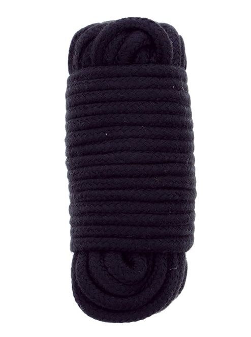 Черная веревка для связывания BONDX LOVE ROPE - 10 м. - Dream Toys - купить с доставкой в Новомосковске