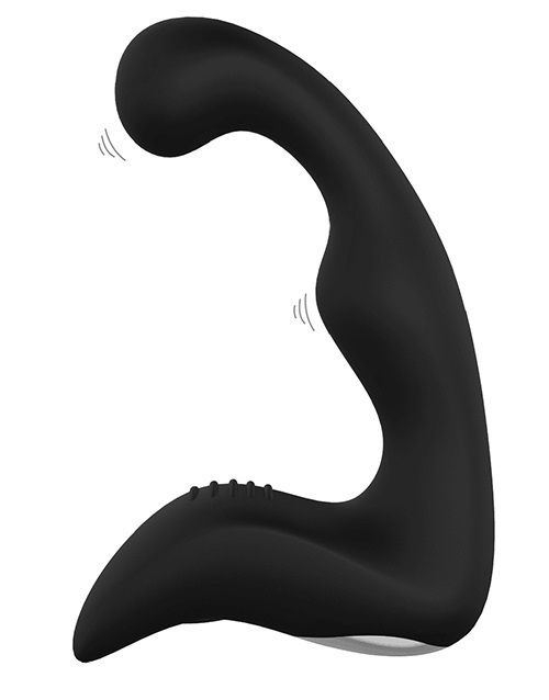 Чёрный перезаряжаемый массажёр простаты BOOTY PLEASER - Dream Toys - в Новомосковске купить с доставкой