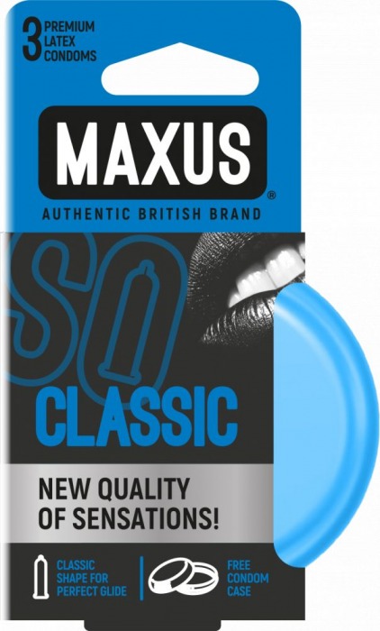 Классические презервативы в железном кейсе MAXUS Classic - 3 шт. - Maxus - купить с доставкой в Новомосковске