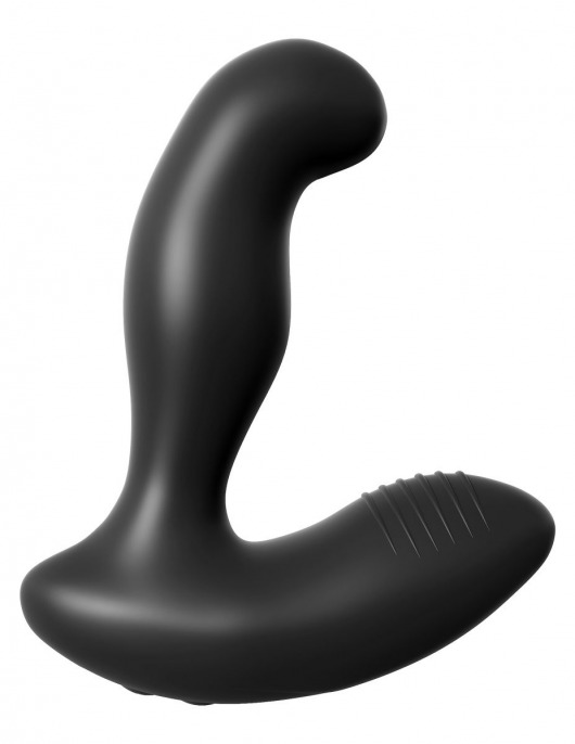 Черный массажер простаты Electro Stim Prostate Vibe с электростимуляцией - 13,3 см. - Pipedream - купить с доставкой в Новомосковске
