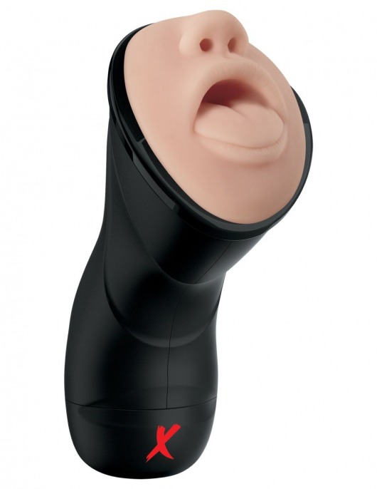 Мастурбатор-ротик Deep Throat Vibrating Stroker - Pipedream - в Новомосковске купить с доставкой