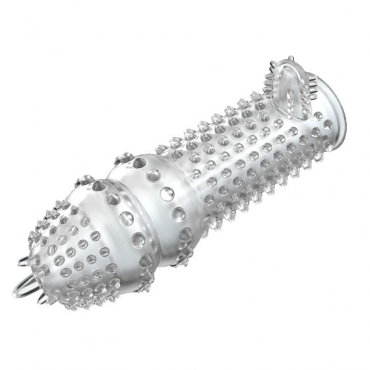 Закрытая прозрачная насадка Crystal sleeve - 14,2 см. - Erowoman-Eroman - в Новомосковске купить с доставкой