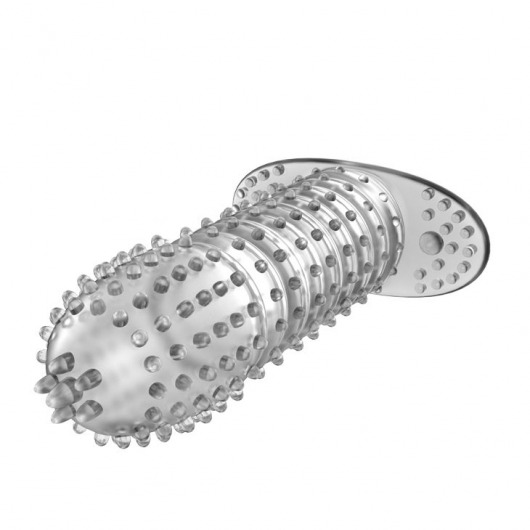 Закрытая прозрачная насадка Crystal sleeve - 12 см. - Erowoman-Eroman - в Новомосковске купить с доставкой