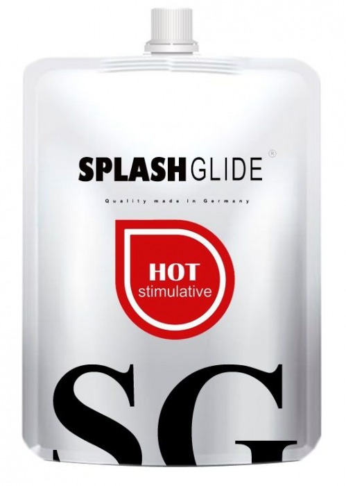 Возбуждающий лубрикант на водной основе Splashglide Hot Stimulative - 100 мл. - Splashglide - купить с доставкой в Новомосковске