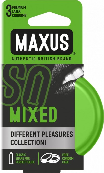 Презервативы в железном кейсе MAXUS Mixed - 3 шт. - Maxus - купить с доставкой в Новомосковске
