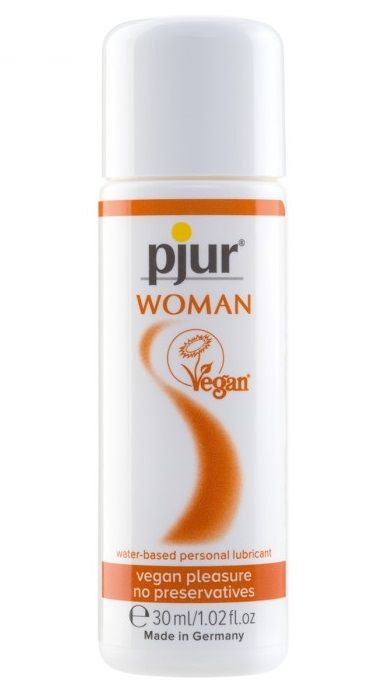 Лубрикант pjur WOMAN Vegan на водной основе - 30 мл. - Pjur - купить с доставкой в Новомосковске