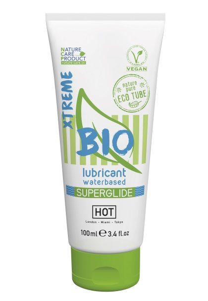 Интимный увлажняющий гель BIO SuperGlide Xtreme - 100 мл. - HOT - купить с доставкой в Новомосковске