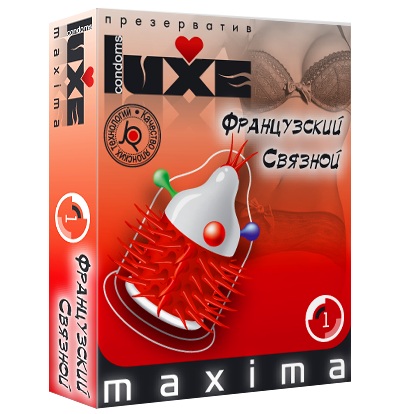 Презерватив LUXE Maxima  Французский связной  - 1 шт. - Luxe - купить с доставкой в Новомосковске