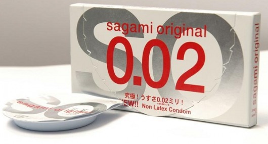 Ультратонкие презервативы Sagami Original - 2 шт. - Sagami - купить с доставкой в Новомосковске