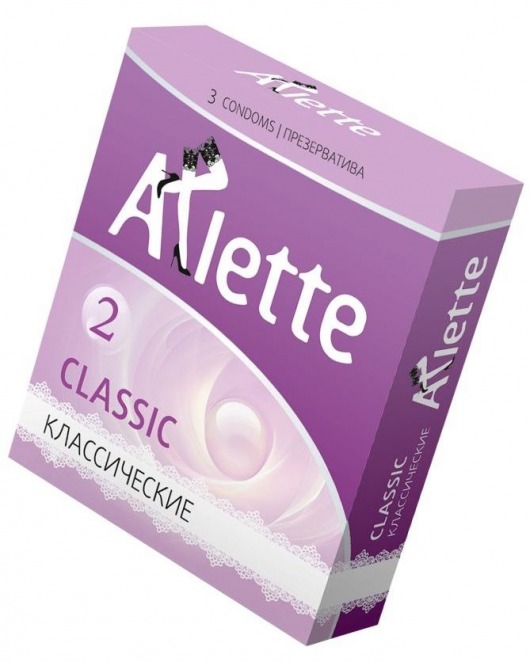 Классические презервативы Arlette Classic - 3 шт. - Arlette - купить с доставкой в Новомосковске