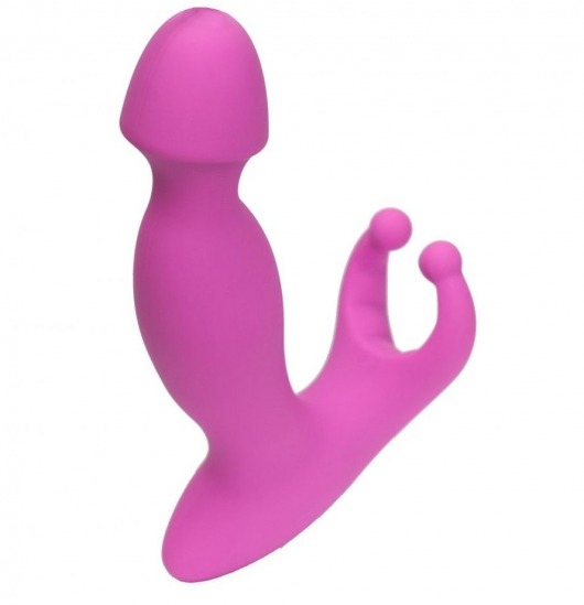 Розовый стимулятор простаты с усиками - 15 см. - 4sexdreaM - в Новомосковске купить с доставкой