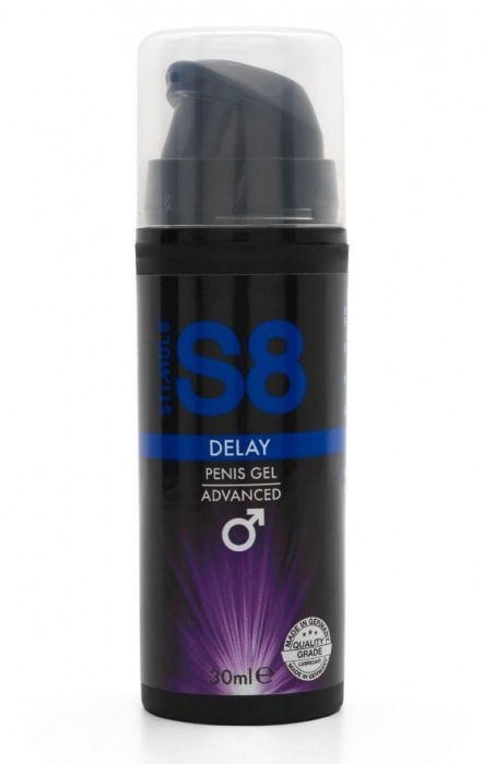 Пролонгирующий гель для мужчин S8 Delay Gel - 30 мл. - Stimul8 - купить с доставкой в Новомосковске
