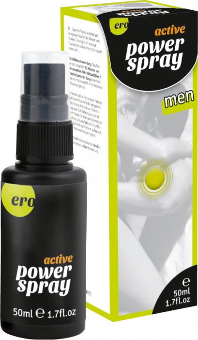 Стимулирующий спрей для мужчин Active Power Spray - 50 мл. - Ero - купить с доставкой в Новомосковске