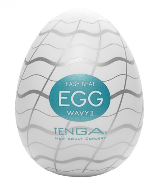 Мастурбатор-яйцо EGG Wavy II - Tenga - в Новомосковске купить с доставкой