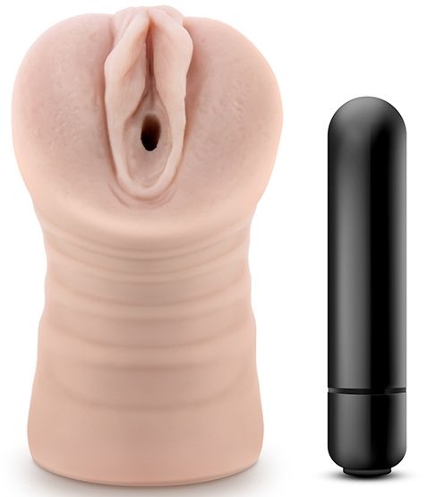 Телесный мастурбатор-вагина Rain - Blush Novelties - в Новомосковске купить с доставкой