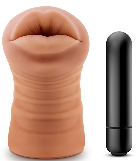 Кофейный мастурбатор-ротик Isabella - Blush Novelties - в Новомосковске купить с доставкой