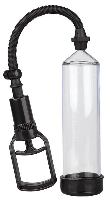 Прозрачная вакуумная помпа TRIGGER HANDLE PENIS PUMP - Dream Toys - в Новомосковске купить с доставкой