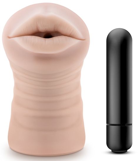 Телесный мастурбатор-ротик Skye - Blush Novelties - в Новомосковске купить с доставкой