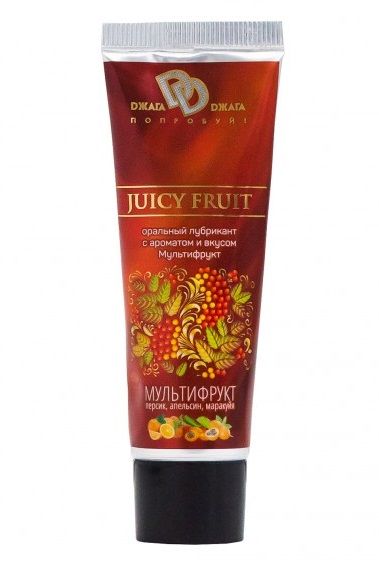 Интимный съедобный лубрикант JUICY FRUIT с ароматом фруктов - 30 мл. - БиоМед - купить с доставкой в Новомосковске