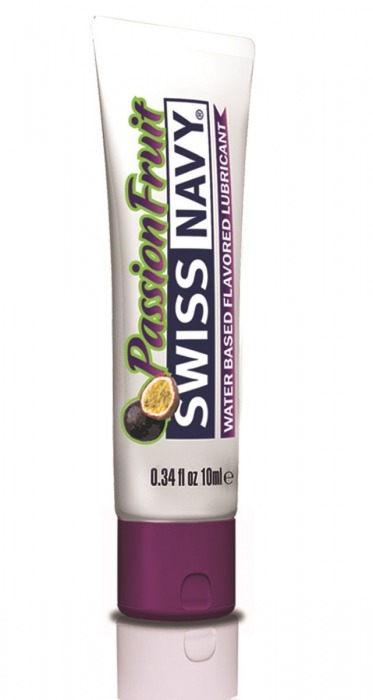 Лубрикант Swiss Navy Passion Fruit Lube с ароматом маракуйи - 10 мл. - Swiss navy - купить с доставкой в Новомосковске