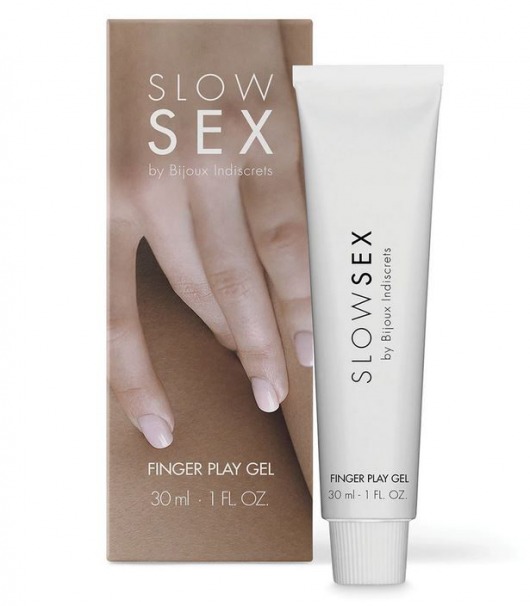 Гель для мастурбации с ароматом кокоса Slow Sex Finger Play Gel - 30 мл. - Bijoux Indiscrets - купить с доставкой в Новомосковске