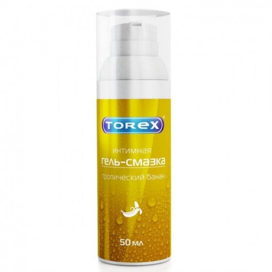 Гель-смазка на водной основе Torex  Тропический банан  - 50 мл. - Torex - купить с доставкой в Новомосковске