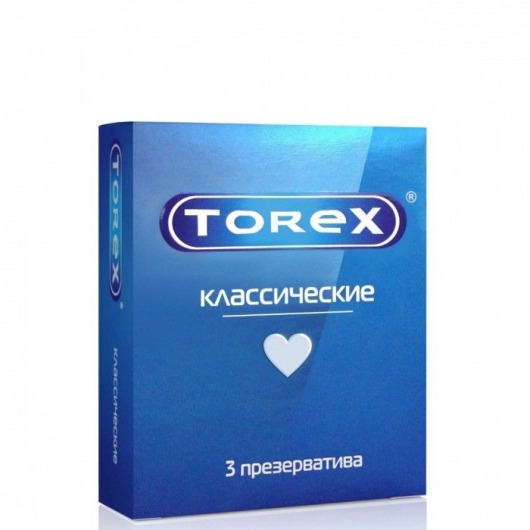 Гладкие презервативы Torex  Классические  - 3 шт. - Torex - купить с доставкой в Новомосковске
