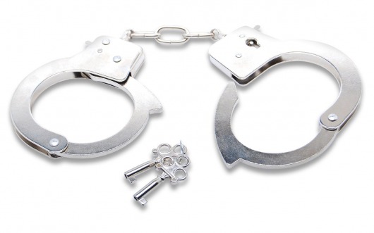Наручники с ключами Official Handcuffs - Pipedream - купить с доставкой в Новомосковске