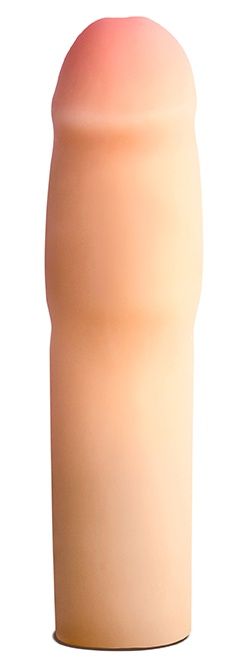 Телесная насадка-удлинитель на пенис PERFORMANCE 1.5INCH COCK XTENDER - 16 см. - Blush Novelties - в Новомосковске купить с доставкой