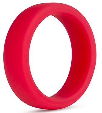 Красное эрекционное кольцо Silicone Go Pro Cock Ring - Blush Novelties - в Новомосковске купить с доставкой