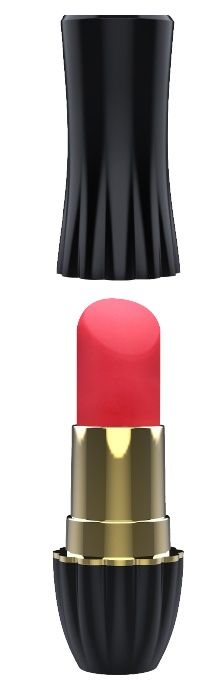 Клиторальный стимулятор-помада LIPSTICK - 9,3 см. - Dream Toys - купить с доставкой в Новомосковске