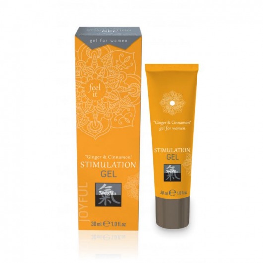 Возбуждающий интимный гель STIMULATION GEL Ginger   Cinnamon - 30 мл. - Shiatsu - купить с доставкой в Новомосковске