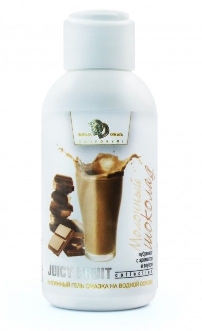Интимный гель-смазка JUICY FRUIT с ароматом молочного шоколада - 100 мл. - БиоМед - купить с доставкой в Новомосковске