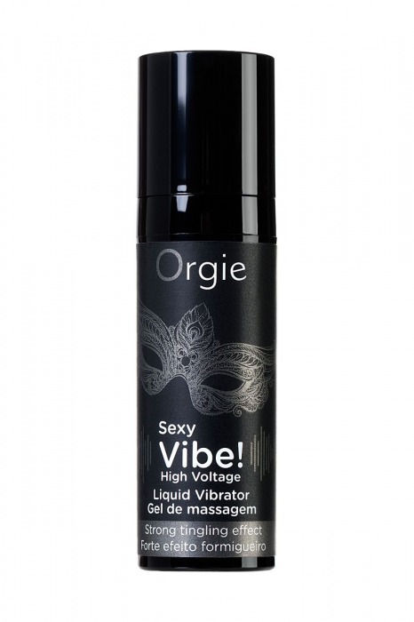 Гель для массажа ORGIE Sexy Vibe High Voltage с эффектом вибрации - 15 мл. - ORGIE - купить с доставкой в Новомосковске