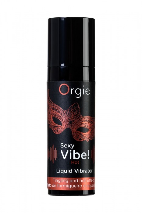 Разогревающий гель для массажа ORGIE Sexy Vibe Hot с эффектом вибрации - 15 мл. - ORGIE - купить с доставкой в Новомосковске