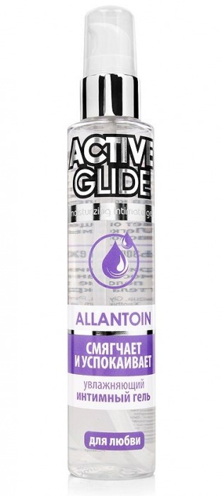 Увлажняющий интимный гель Active Glide Allantoin - 100 гр. - Биоритм - купить с доставкой в Новомосковске