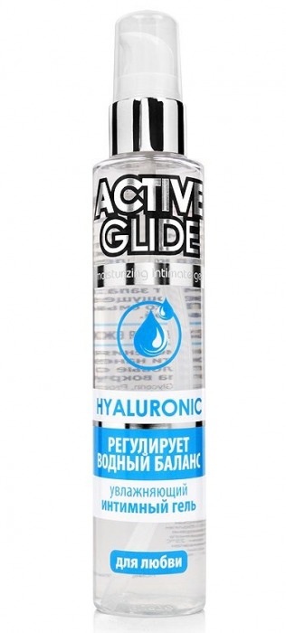 Увлажняющий интимный гель Active Glide Hyaluronic - 100 гр. - Биоритм - купить с доставкой в Новомосковске