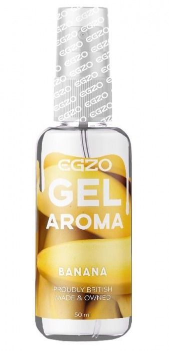 Интимный лубрикант EGZO AROMA с ароматом банана - 50 мл. - EGZO - купить с доставкой в Новомосковске
