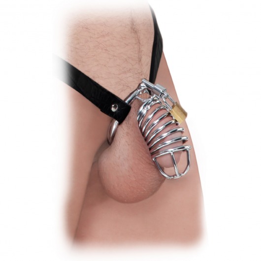 Кольцо верности Extreme Chastity Belt с фиксацией головки - Pipedream - купить с доставкой в Новомосковске