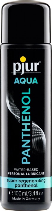 Лубрикант на водной основе с пантенолом pjur AQUA Panthenol - 100 мл. - Pjur - купить с доставкой в Новомосковске