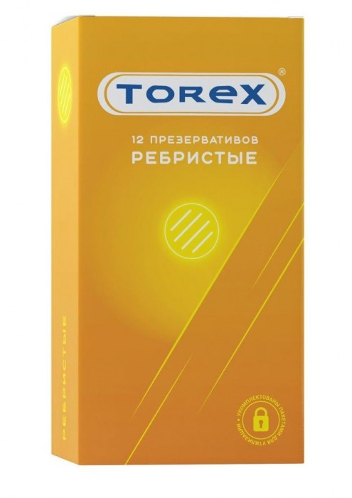 Текстурированные презервативы Torex  Ребристые  - 12 шт. - Torex - купить с доставкой в Новомосковске