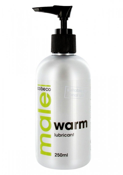 Лубрикант с согревающим эффектом MALE Cobeco Warm Lubricant - 250 мл. - Cobeco - купить с доставкой в Новомосковске
