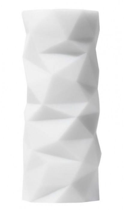 Белый 3D мастурбатор POLYGON - Tenga - в Новомосковске купить с доставкой