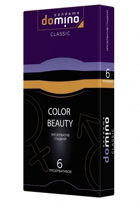 Разноцветные презервативы DOMINO Colour Beauty - 6 шт. - Domino - купить с доставкой в Новомосковске