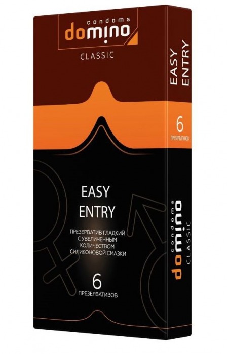 Презервативы с увеличенным количеством смазки DOMINO Easy Entry - 6 шт. - Domino - купить с доставкой в Новомосковске